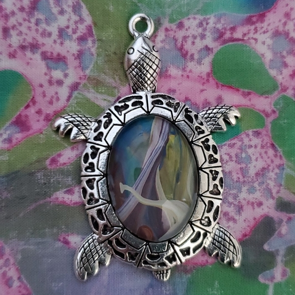 Nacanina Jewelry - Handmade Turtle Pendant Necklace